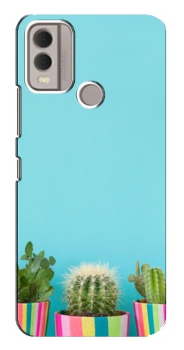Чехол с принтом "Маленькие кактусы" для Nokia C22
