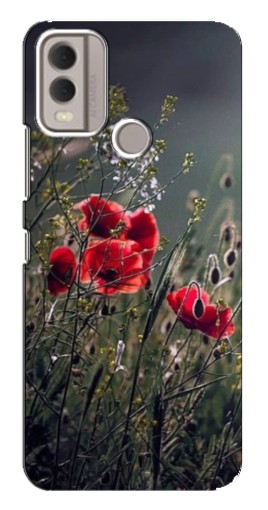 Силиконовый чехол с изображением "Поле цветов" для Nokia C22
