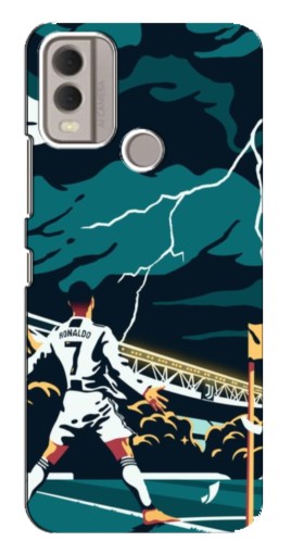 Чехол с картинкой "Ronaldo празднование" для Nokia C22