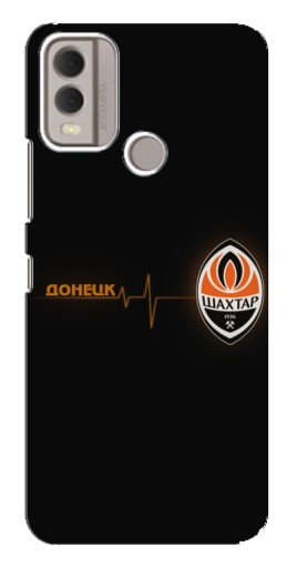 Силиконовый чехол с изображением "Шахтер в сердце" для Nokia C22