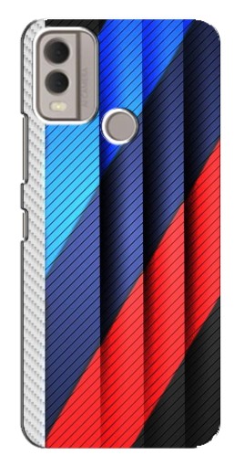 Чехол с картинкой "Цвета лого БМВ" для Nokia C22