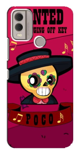 Чехол с картинкой "WANTED POCO" для Nokia C22
