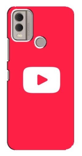Чехол с принтом "YouTube Кнопка" для Nokia C22