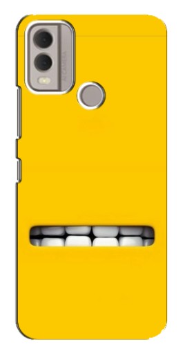 Силиконовый чехол с изображением "Зубы миньона" для Nokia C22