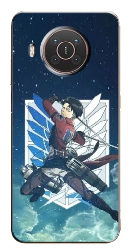 Силиконовый чехол с изображением "Аккерман Леви" для Nokia X10