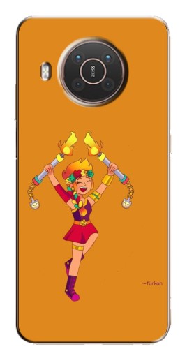 Силиконовый чехол с изображением "Амбер ликует" для Nokia X10