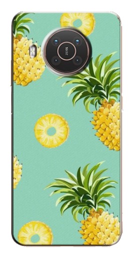 Силиконовый чехол с изображением "Ананасик" для Nokia X10