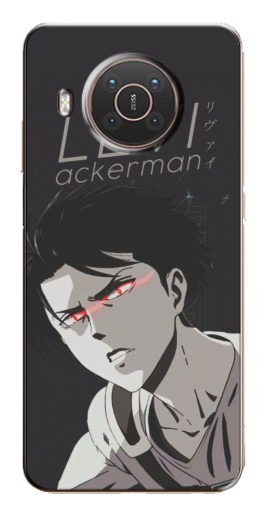 Чехол с принтом "АОТ Леви" для Nokia X10