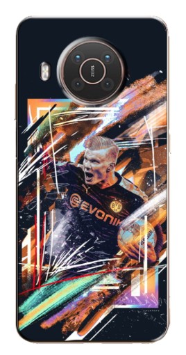 Чехол с принтом "АРТ Haaland" для Nokia X10