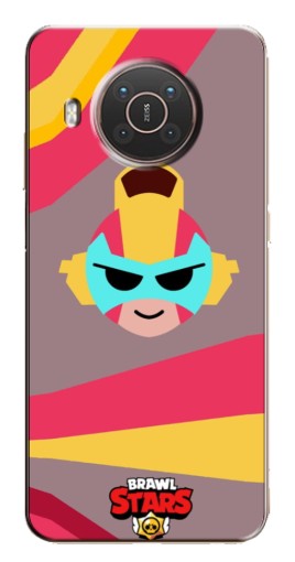 Силиконовый чехол с изображением "АРТ MAX" для Nokia X10
