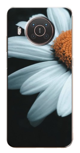Чехол с картинкой "Белая ромашка" для Nokia X10