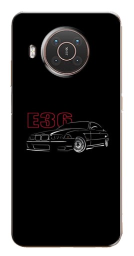 Чехол с картинкой "BMW E36" для Nokia X10