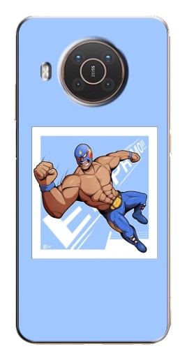 Чехол с принтом "Боец El Primo" для Nokia X10