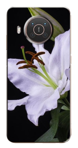 Чехол с принтом "Большая лилия" для Nokia X10
