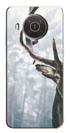 Чехол с принтом "Большой олень" для Nokia X10
