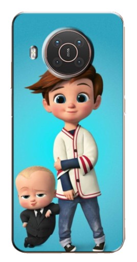Чехол с принтом "Boss and Boy" для Nokia X10