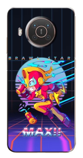 Силиконовый чехол с изображением "Brawl MAX" для Nokia X10