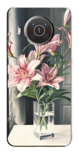 Чехол с принтом "Букет лилии" для Nokia X10