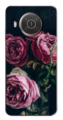 Чехол с печатью "Букет роз" для Nokia X10