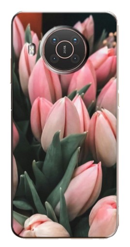 Чехол с принтом "Букет тюльпанов" для Nokia X10
