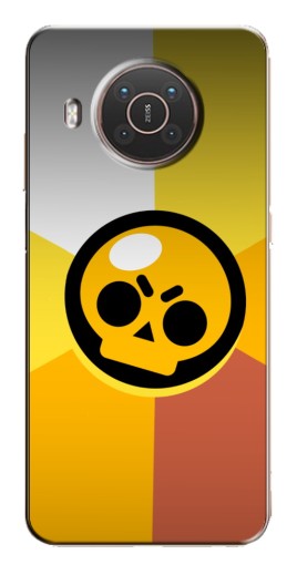 Чехол с принтом "Череп Бравл Старс" для Nokia X10