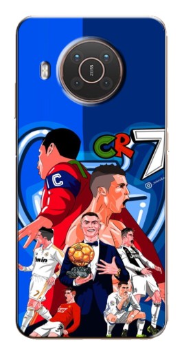 Чехол с принтом "CR7" для Nokia X10