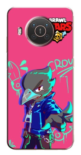 Чехол с картинкой "Crow Asassin" для Nokia X10