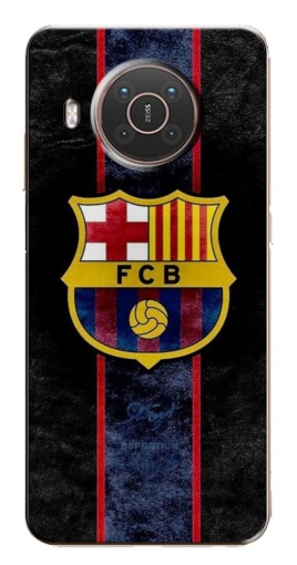 Чехол с принтом "FCB" для Nokia X10