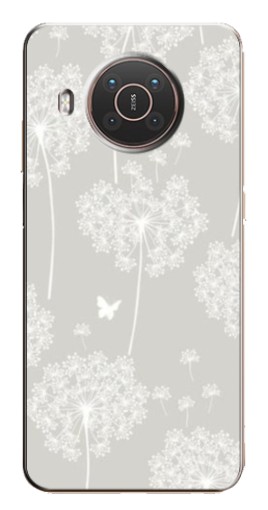 Чехол с картинкой "Фон одуванчиков " для Nokia X10