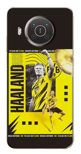 Чехол с принтом "Golden Haaland" для Nokia X10