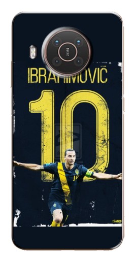 Чехол с принтом "Ибрагимович 10" для Nokia X10