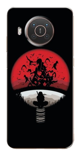 Чехол с принтом "Итачи на черном" для Nokia X10