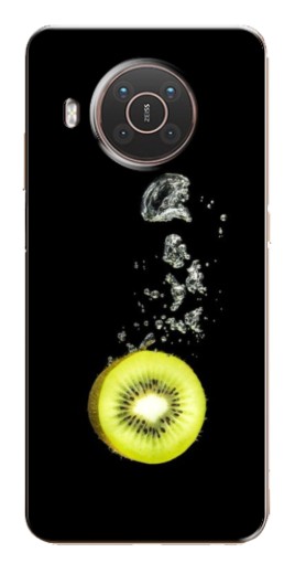 Чехол с принтом "Киви на черном" для Nokia X10