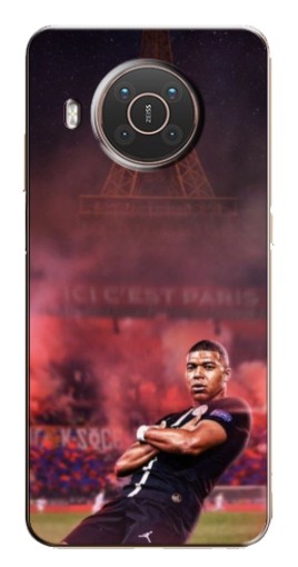 Силиконовый чехол с изображением "Король ПСЖ Мбаппе" для Nokia X10