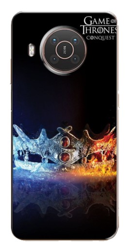Чехол с печатью "Корона" для Nokia X10