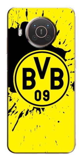 Чехол с печатью "Красочный лого BVB" для Nokia X10