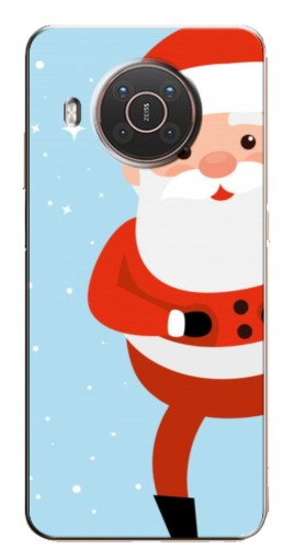 Чехол с печатью "Крутой Дед Мороз" для Nokia X10