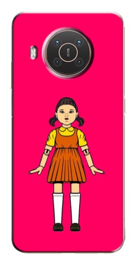 Чехол с принтом "Кукла" для Nokia X10