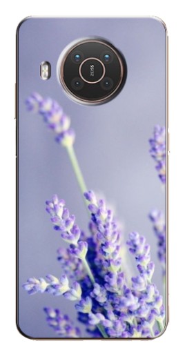 Чехол с картинкой "Лаванда вблизи" для Nokia X10