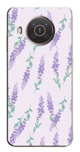 Чехол с печатью "Лавандовый фон " для Nokia X10
