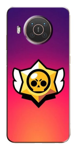 Силиконовый чехол с изображением "Логотип Brawl Stars" для Nokia X10