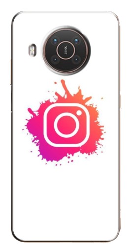 Чехол с картинкой "Логотип Инсты" для Nokia X10