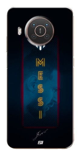 Чехол с принтом "Логотип Месси" для Nokia X10