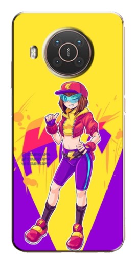 Чехол с печатью "Макс Бравл Старс" для Nokia X10