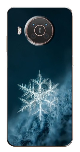 Чехол с картинкой "Маленькая снежинка" для Nokia X10
