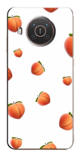Силиконовый чехол с изображением "Маленькие персики" для Nokia X10