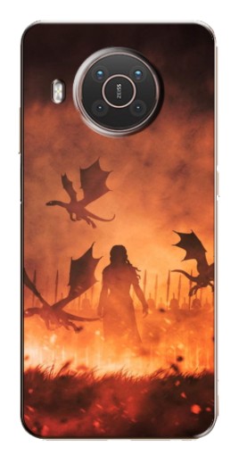 Чехол с картинкой "Мать драконов" для Nokia X10
