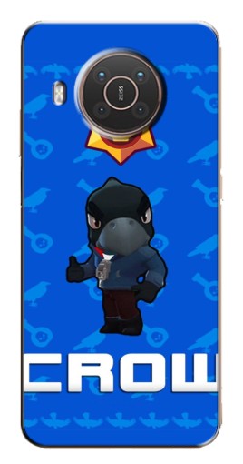 Чехол с картинкой "Медаль Crow" для Nokia X10