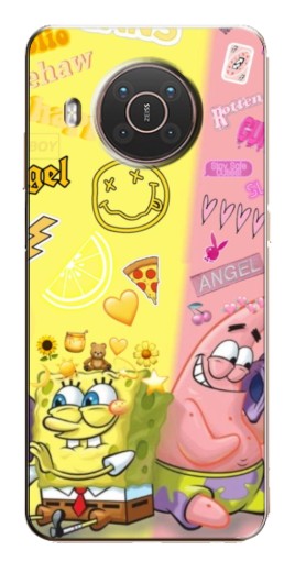 Силиконовый чехол с изображением "Модный разговор" для Nokia X10