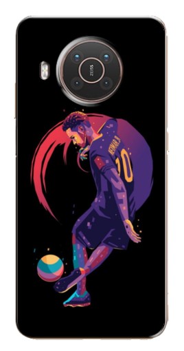 Силиконовый чехол с изображением "Неймар Финты" для Nokia X10